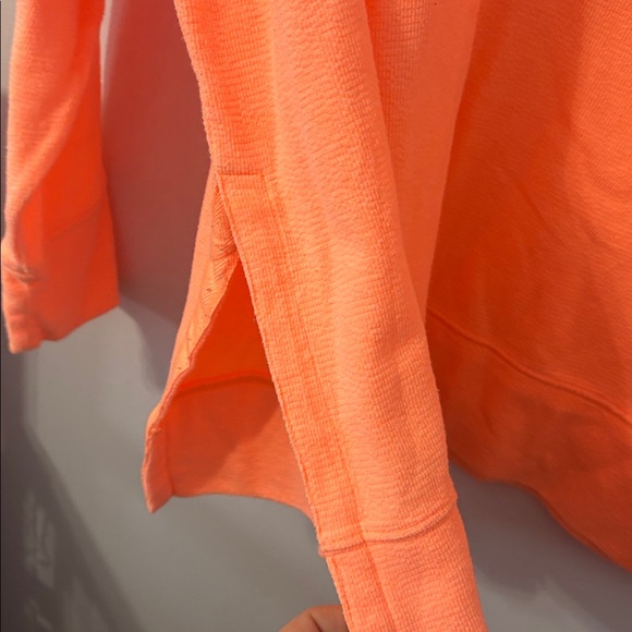 Aerie Neon Orange Oversized Sweatshirt - Picture 3 of 4